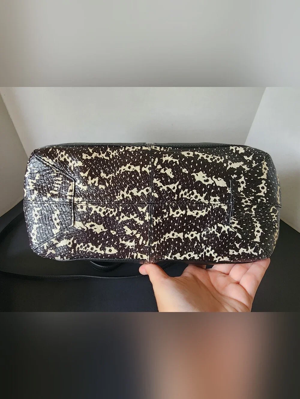 ✨️NWT✨️ Coach Bleecker Cooper 2Way Zip Top Tote, Black & White, 2013, $518 MSRP